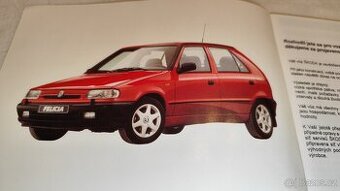 Škoda Felicia - návod k obsluze -- manuál uživatele
