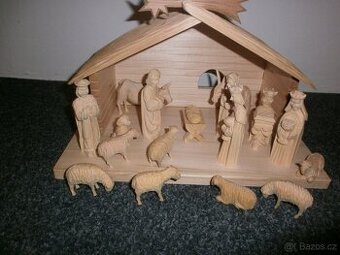 betlém z lipového a smrkového dřeva 14a3