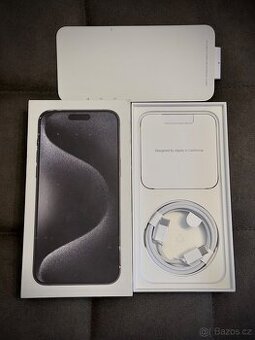 IPhone 15 pro MAX 512GB 91% Bat Černý titan - 1