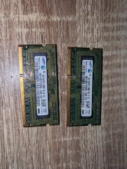 Paměť RAM 4GB (set 2x 2GB) DDR3 pro notebook – Samsung