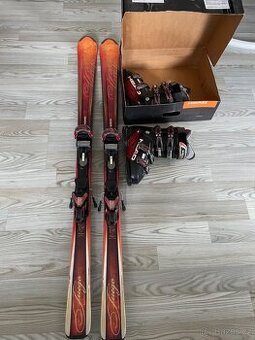 Lyže Volkl 158 cm + lyžáky 41-42