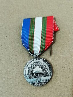 Medaile veteránů 1.sv. války 1914-1918, Francie, stříbrná