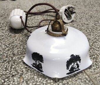 starožitný kompletní stahovací lustr rokoko