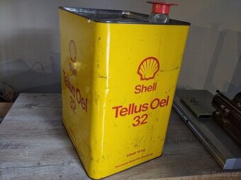 Plechovka od oleje Shell