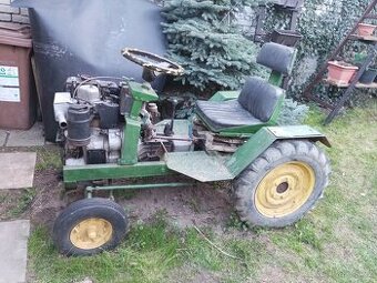 Prodám dieselový malotraktor domácí výroby
