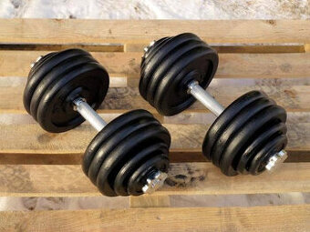 Jednoručky činky 2x40kg za 4990,-kč