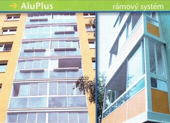 Prodám posuvná alu okna lodžie