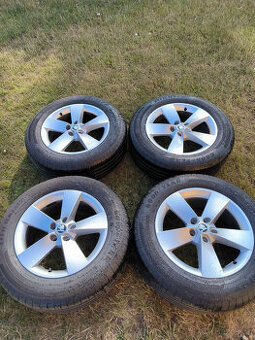 4 org. ALU kola ŠKODA 17 , 5x112 215/65/17 KODIAQ