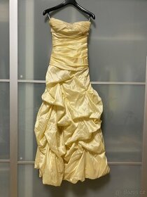 Společenské šaty žluté - 1