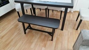 Jídelní stůl 150 x 80 cm + 4 ks židle + lavice