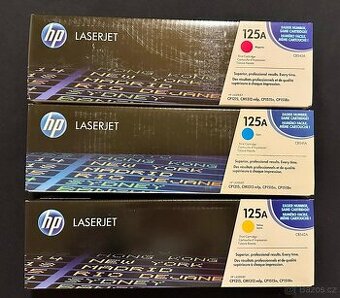 Tonery HP 125 A - CB543A, CB541A, CB542A (