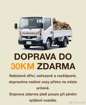 Palivové dřevo tvrdé sleva 50%