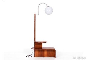 Velká podlahová lampa v ArtDeco stylu, nová elektroinstalace