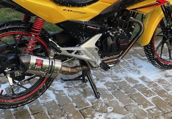 Laděný výfuk BLACK WIDOW - Honda cb125f 2020