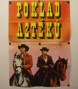 Filmové plakáty - POKLAD AZTÉKU vel. A1