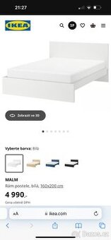 Novy rám postele Ikea 160x200