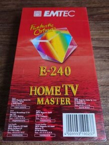 VHS kazeta 3MTEC - E-240 fantastic Colours BASF nová