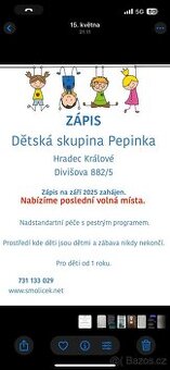 Dětská skupinka Hradec Králové