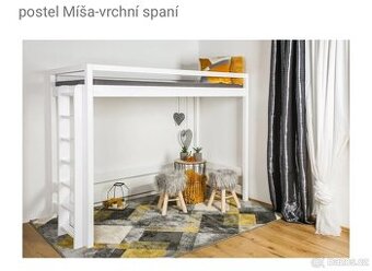 Postel patrova 140x200 bila