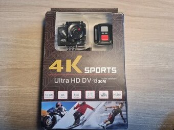 Outdoorová sportovní kamera 4K + bohaté příslušenství nová