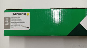 Lexmark 76C0HY0 HC originální toner  - žlutá