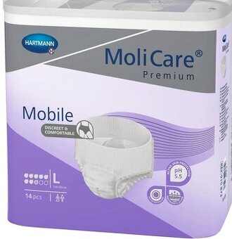 Kalhotky MoliCare Premium, L, 8 kapek, nové nerozbalené