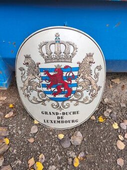 Originál cedule znak z velvyslanectví v Praze