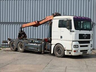 MAN TGA 26.410, 6x2, HYDRAULICKÁ RUKA PALFINGER EPSILON, NÁS