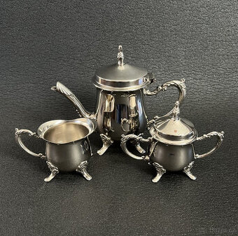 Alpakový retro servis, barokní styl