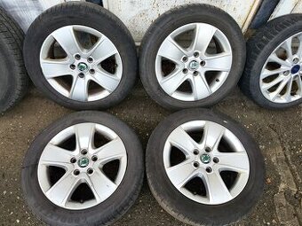 16"letní alu sada Crateris 5x112 origo Škoda Octavia 2 Golf