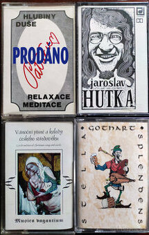 Originál nahrané audio hudební kazety