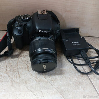 Digitální foťák Canon EOS 600D,objektiv Canon 18-55mm,nabíj.