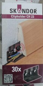 Klipy k upevnění podlahových lišt Skandor CH23