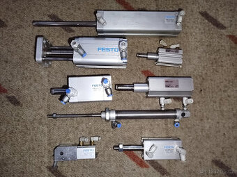 Vzduchové pístnice od firmy FESTO a SMC Japan