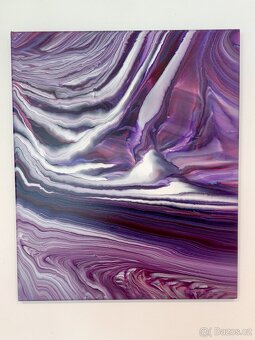 Akrylové obrazy - tekuté emoce, jméno Kámen