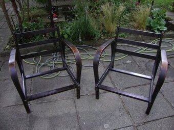 2x starožitné retro křeslo Koželka Kropáček z 50. let pěkná