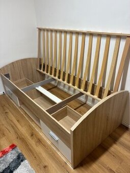 Postel  90x200 s úložným prostorem