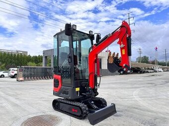 Minibagr Digger D120 1 J C bagr s kabinou podkop rypadlo bag