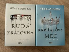 Knížky Rudá královna a Křišťálový meč