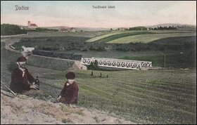 Koupím  tento  pohled Dačice- Toužínské  údolí