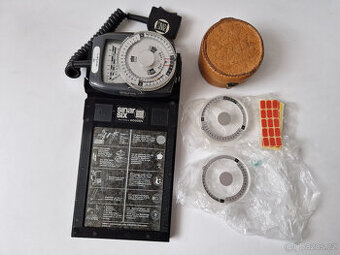 Starý Expozimetr na záda 4x5 Gossen Sinar Six VF