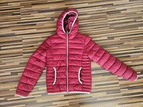 Cervená zateplená bunda, vel. 152