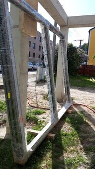 Okno HS portál, 3390x2600, hliníkové, nové