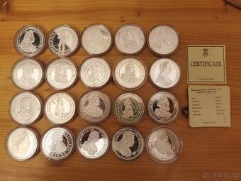 Investiční stříbro - Repliky historických stříbrných tolarů