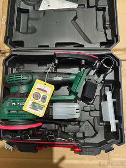 Aku bruska s výměnnými brusnými plochami