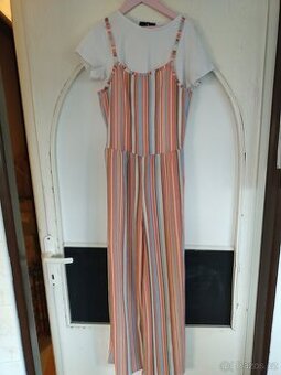 Letní kalhoty s tričkem vel.146/152 z C&A