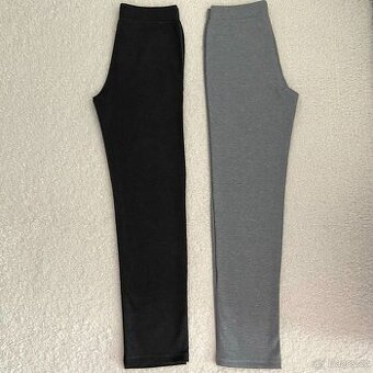 Dámské tepláky úpletové kalhoty set 2ks vel. L/36-38. Nové