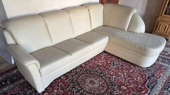 Kožená rohová sedačka, 5249