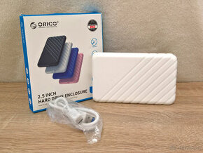 ORICO box bílý pro 2.5" disky HDD/SSD