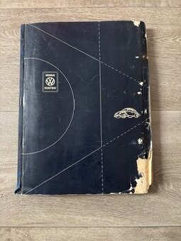 Originál katalog náhradních dílů VW brouk do 1957, ovál